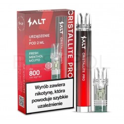 CRISTALLITE PRO Zestaw Pod i Bateria 20mg 800 puffs