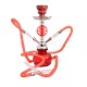 SHISHA Red 2 węże 26cm