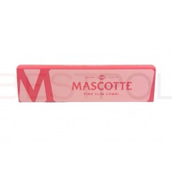 Bibułki MASCOTTE Slim Size PINK + filtry