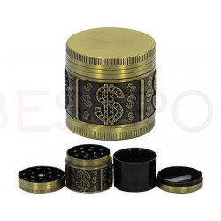 Młynek Metalowy 40mm 4-częściowy DOLAR