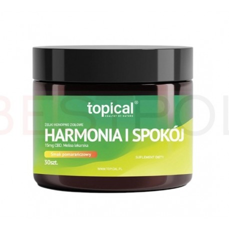 Żelki Konopno-Ziołowe Topical CBD Harmonia i Spokój