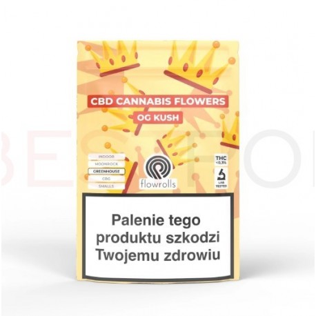 Susz konopny CBD OG Kush Flowrolls z akcyzą 2g