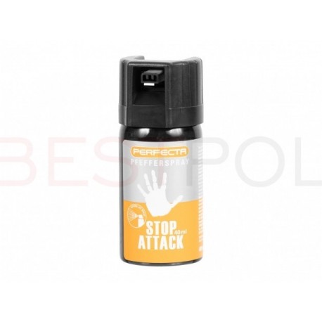 Gaz pieprzowy Perfecta Stop Attack stożek 40 ml