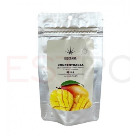 Żelki konopne CBD Biocanna 20g - SPOKOJNY SEN