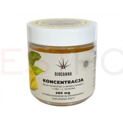 Żelki konopne CBG Biocanna 70g - KONCENTRACJA