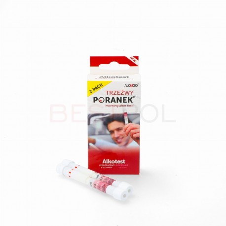 ALKOTEST JEDNORAZOWY Atestowany 2 PACK TRZEŹWY PORANEK