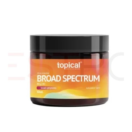 Żelki konopne Topical BROAD SPECTRUM 25mg CBD