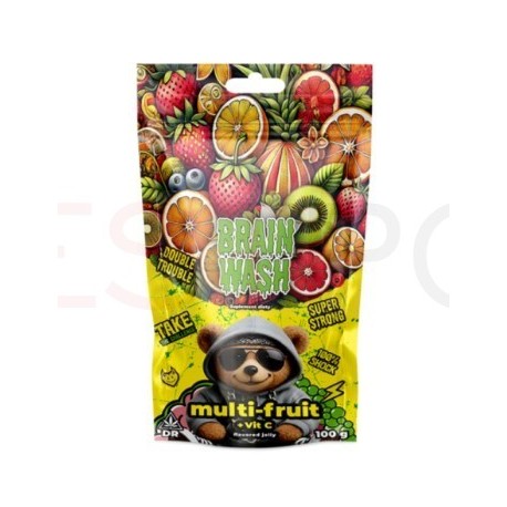 Żelki konopne CBD Brain Wash 100g - COLA + KOFEINA