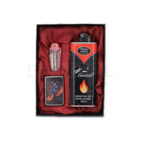 Zestaw Upominkowy z Zapalniczką i Benzyną