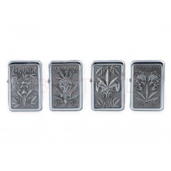 Zapalniczka Benzynowa Czaszki Liście mix