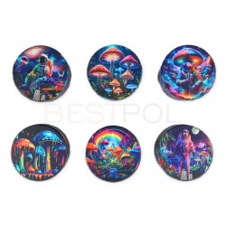 Młynek do tytoniu Metalowy 4-częściowy 50mm mix