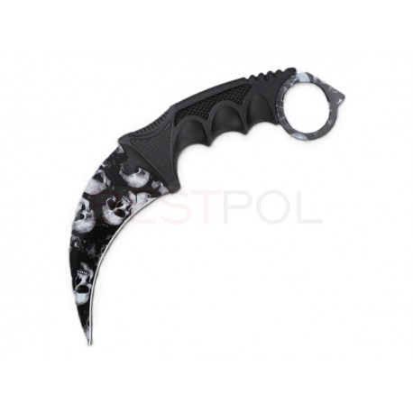 OSTRY NÓŻ KARAMBIT - CZASZKI 8-1510