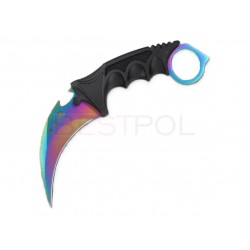 TĘCZOWY NÓŻ KARAMBIT 8-1513